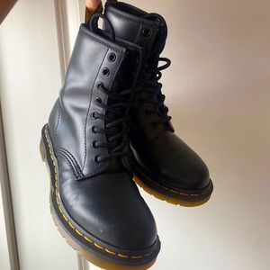 Doc Martens 1460 leather lace up boots
